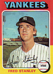 1975 Topps Mini Baseball Cards      503     Fred Stanley